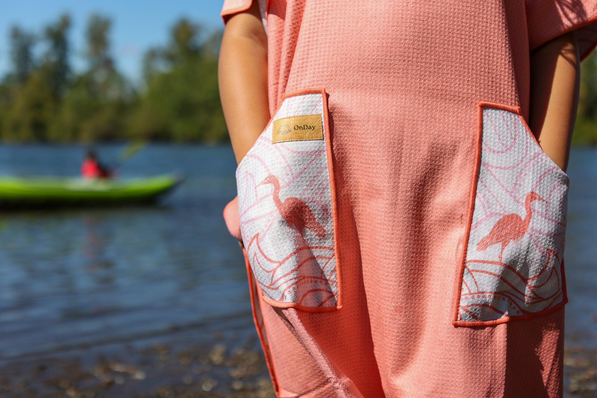 Heron Coast Poncho+ Towel